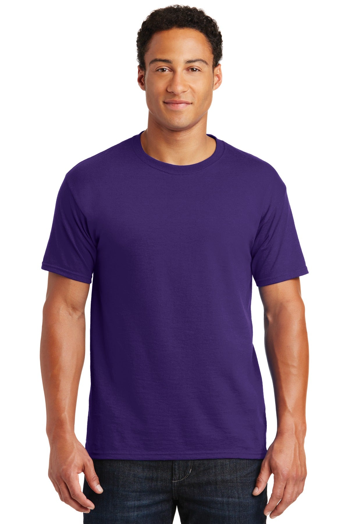 Jerzees® Dri-Power® 50/50 Cotton/Poly T-Shirt - Deep Purple - S