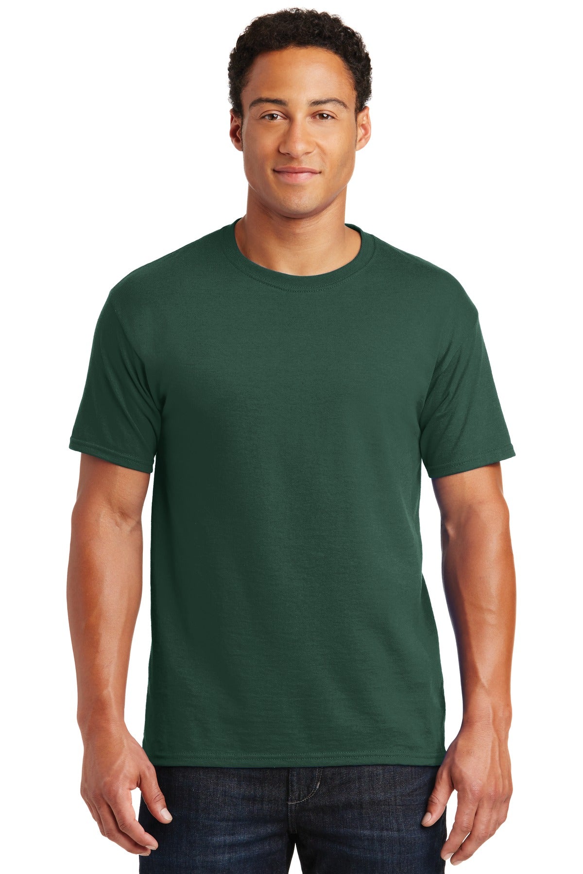 Jerzees® Dri-Power® 50/50 Cotton/Poly T-Shirt - Forest Green - S