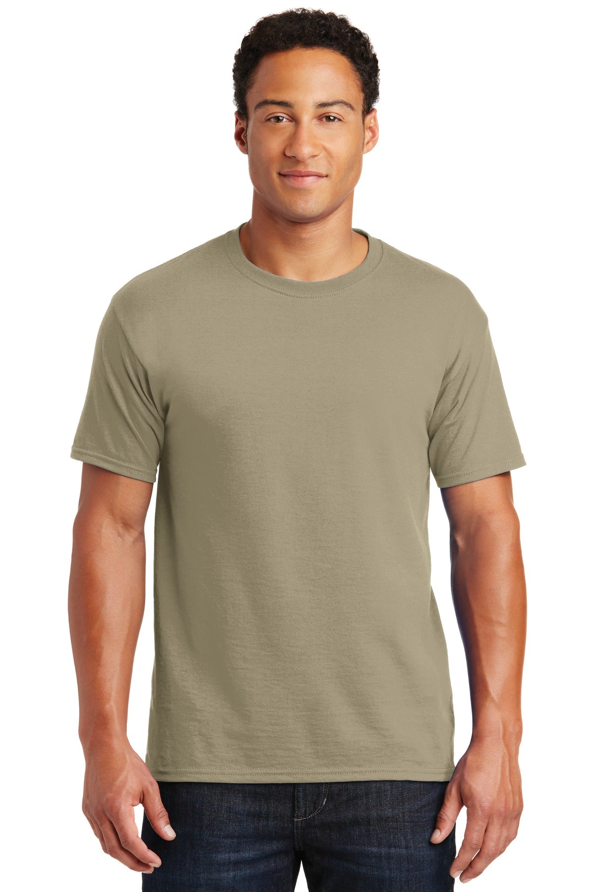 Jerzees® Dri-Power® 50/50 Cotton/Poly T-Shirt - Khaki - S