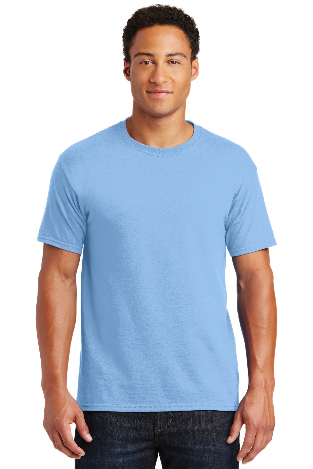 Jerzees® Dri-Power® 50/50 Cotton/Poly T-Shirt - Light Blue - S