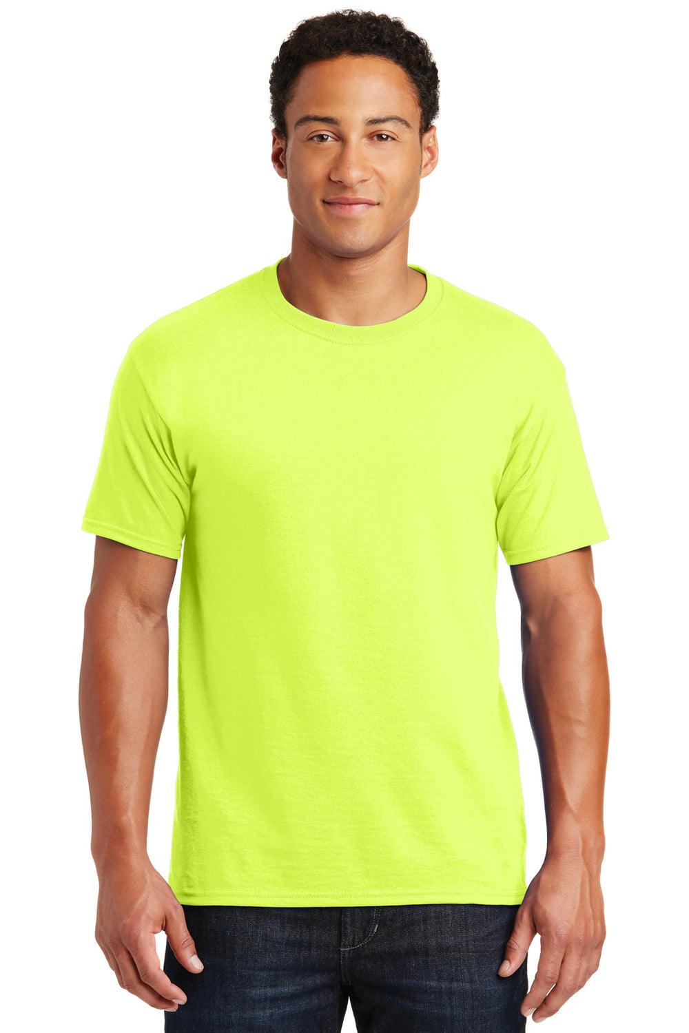 Jerzees® Dri-Power® 50/50 Cotton/Poly T-Shirt - Safety Green - S