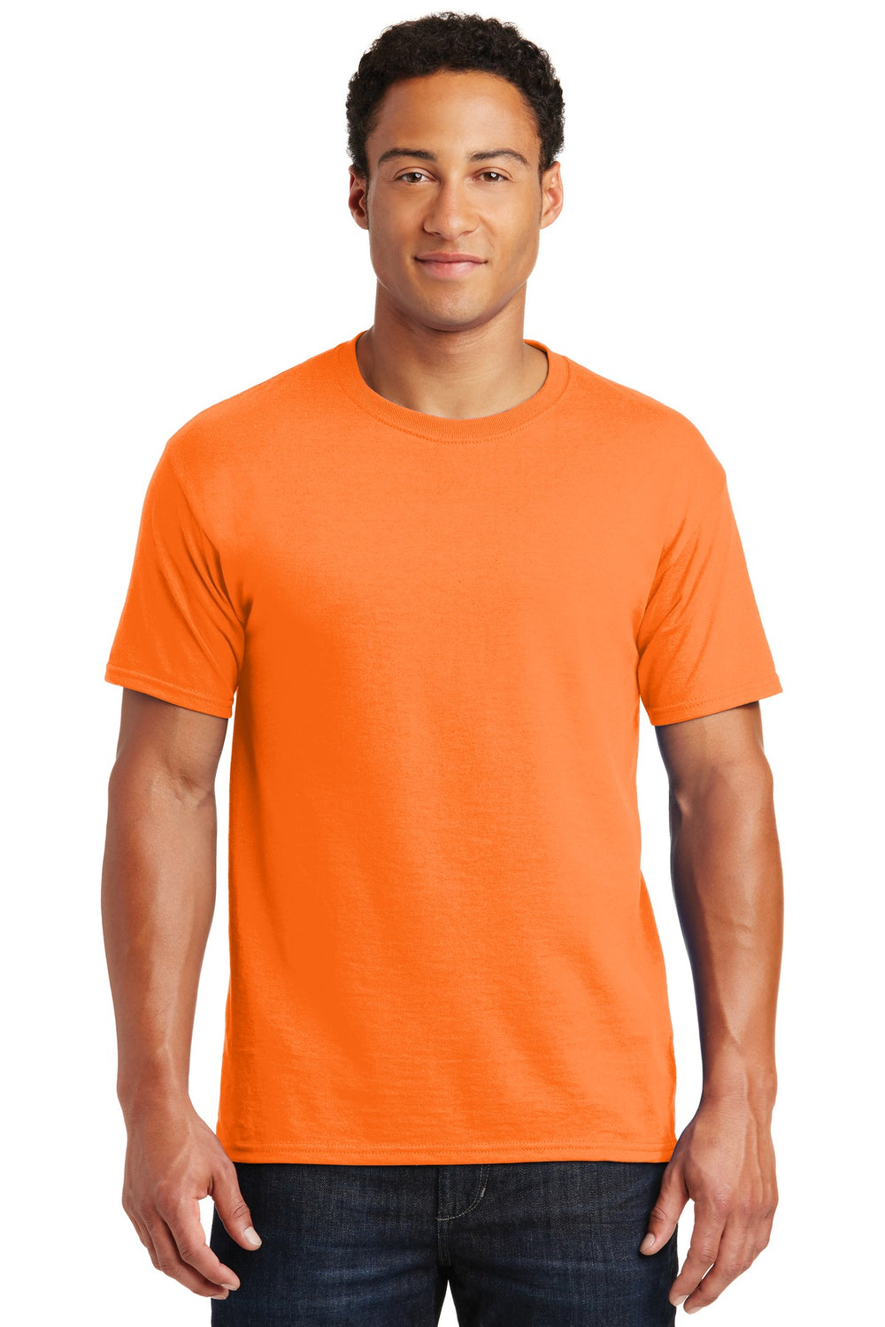 Jerzees® Dri-Power® 50/50 Cotton/Poly T-Shirt - Safety Orange - S