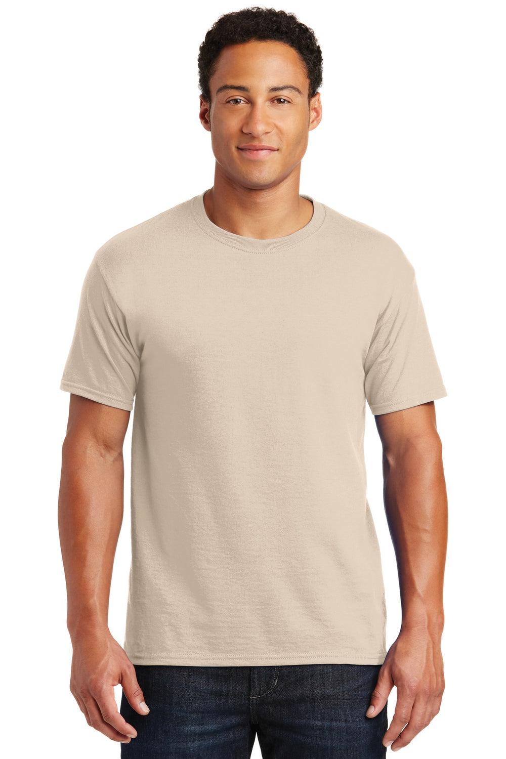 Jerzees® Dri-Power® 50/50 Cotton/Poly T-Shirt - Sandstone - S