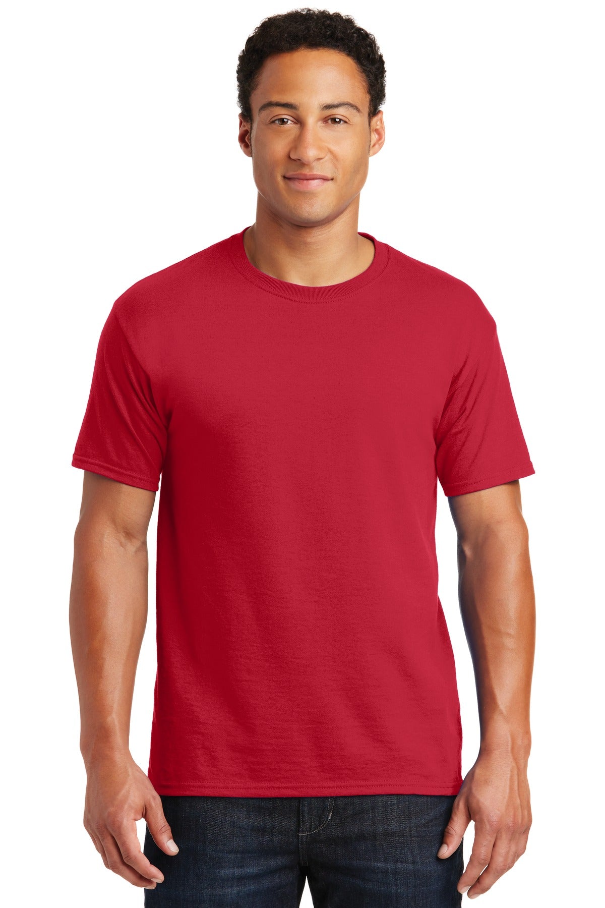 Jerzees® Dri-Power® 50/50 Cotton/Poly T-Shirt - True Red - S