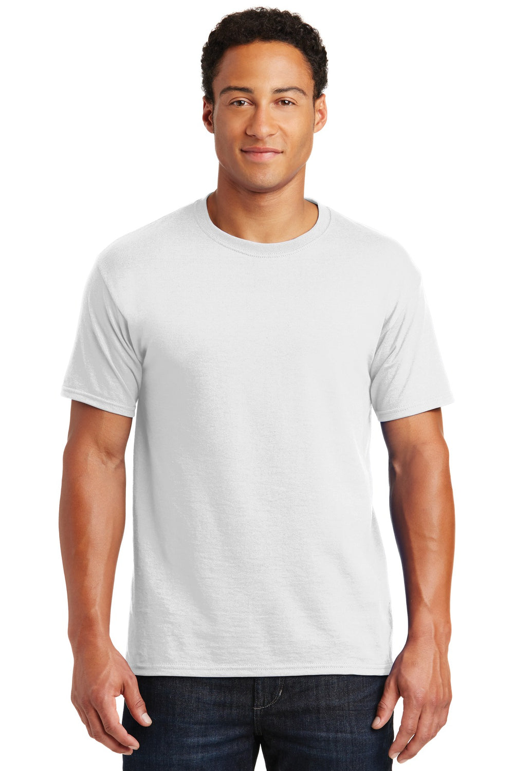 Jerzees® Dri-Power® 50/50 Cotton/Poly T-Shirt - White - S