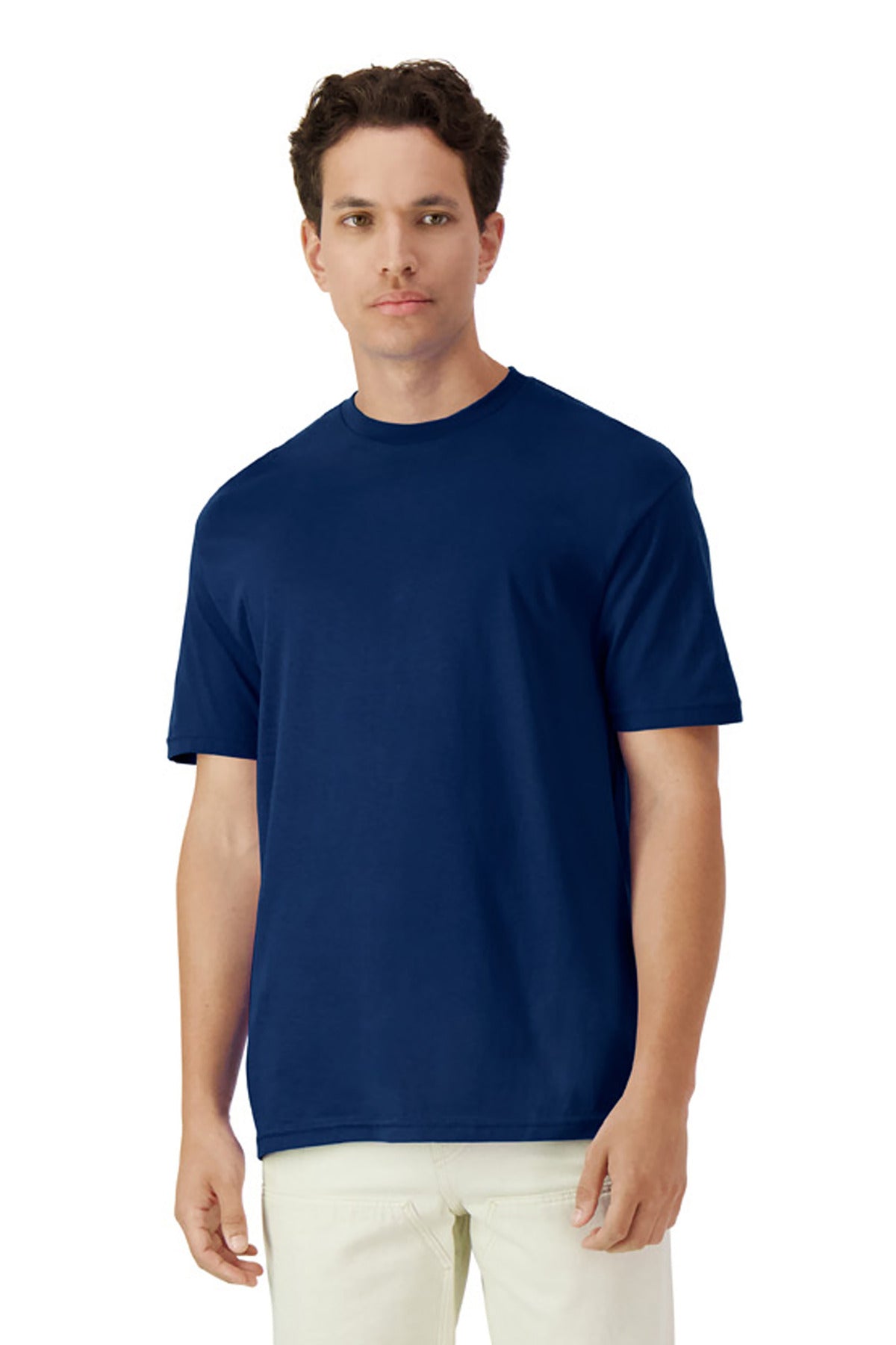 Gildan® Light Cotton Tee - Navy - XS