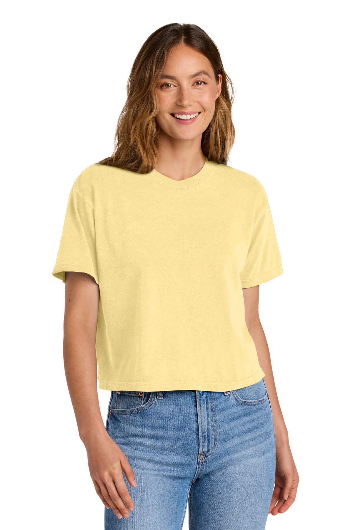 Comfort Colors® Women’s Heavyweight Boxy Tee - Butter - 2XL