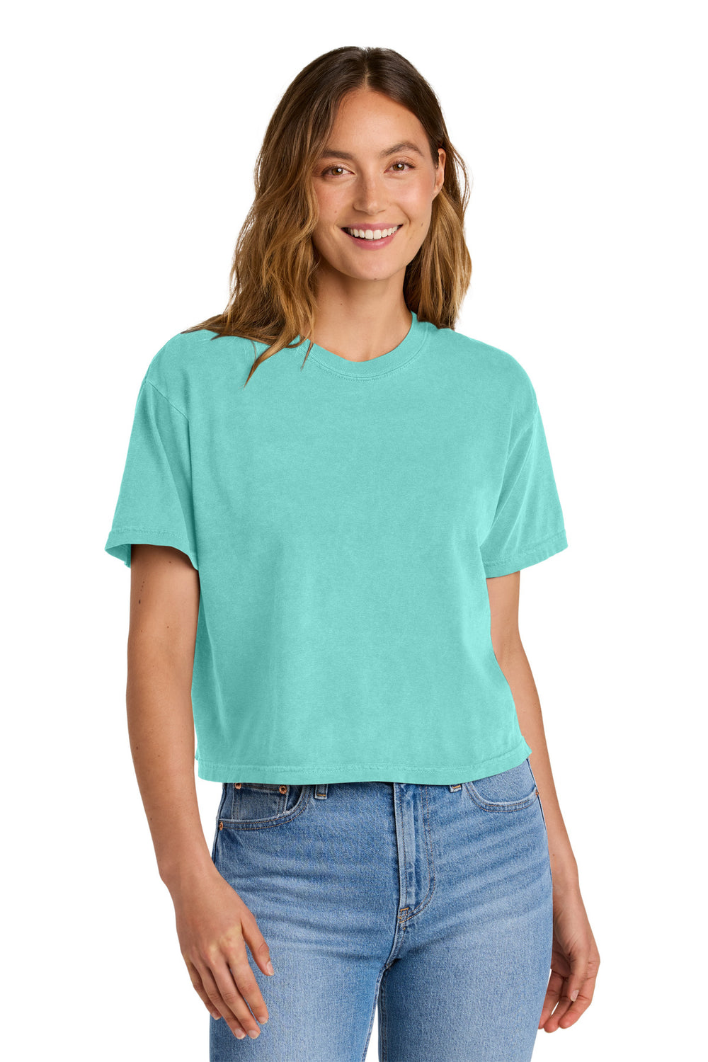 Comfort Colors® Women’s Heavyweight Boxy Tee - Chalky Mint - S