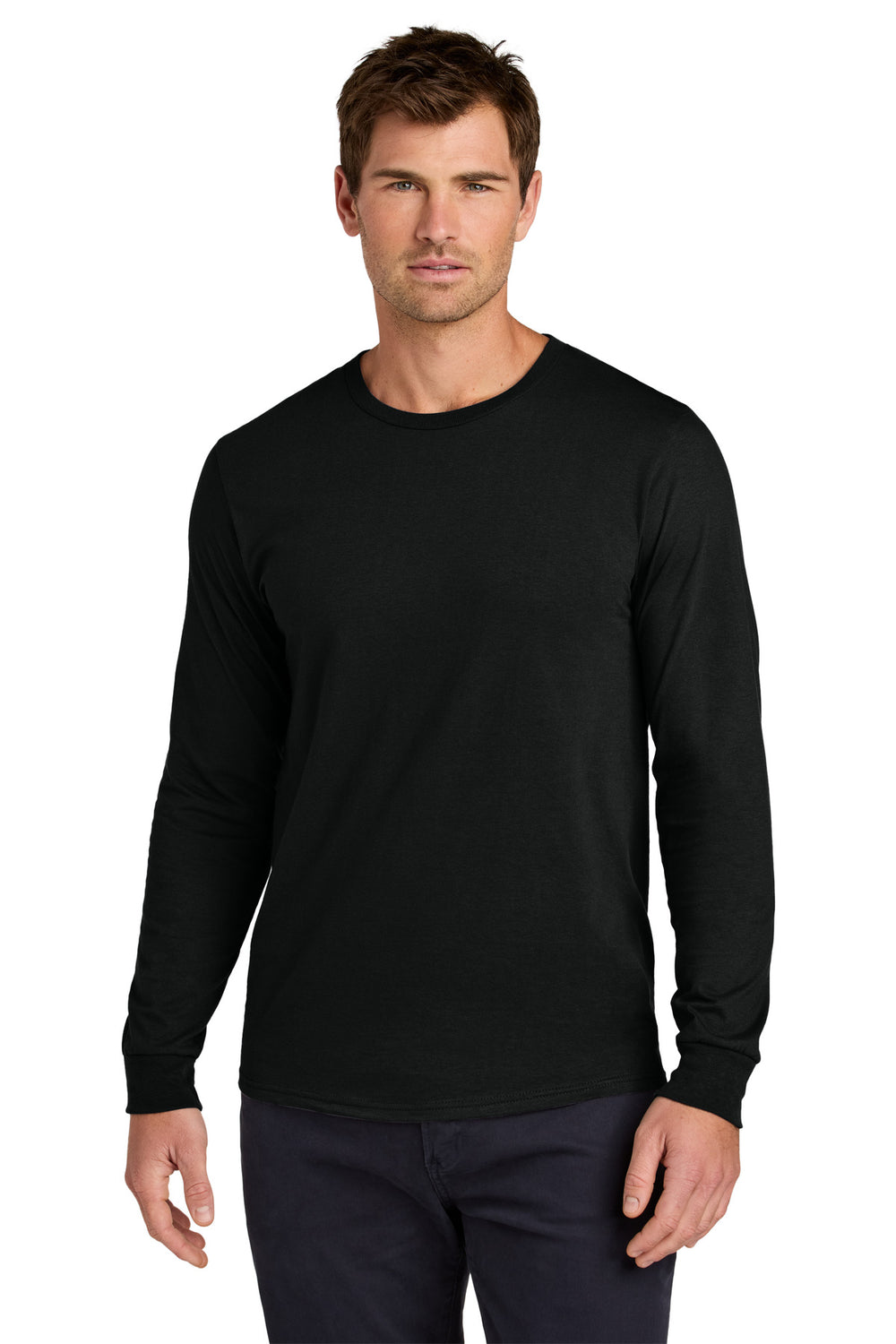 Jerzees Classics® Unisex Cotton Long Sleeve T-Shirt - Black Ink - S