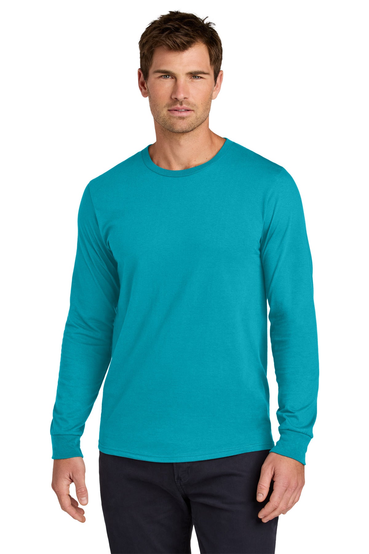 Jerzees Classics® Unisex Cotton Long Sleeve T-Shirt - California Blue - S