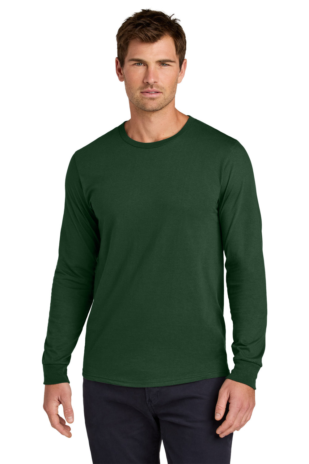 Jerzees Classics® Unisex Cotton Long Sleeve T-Shirt - Forest Green - S