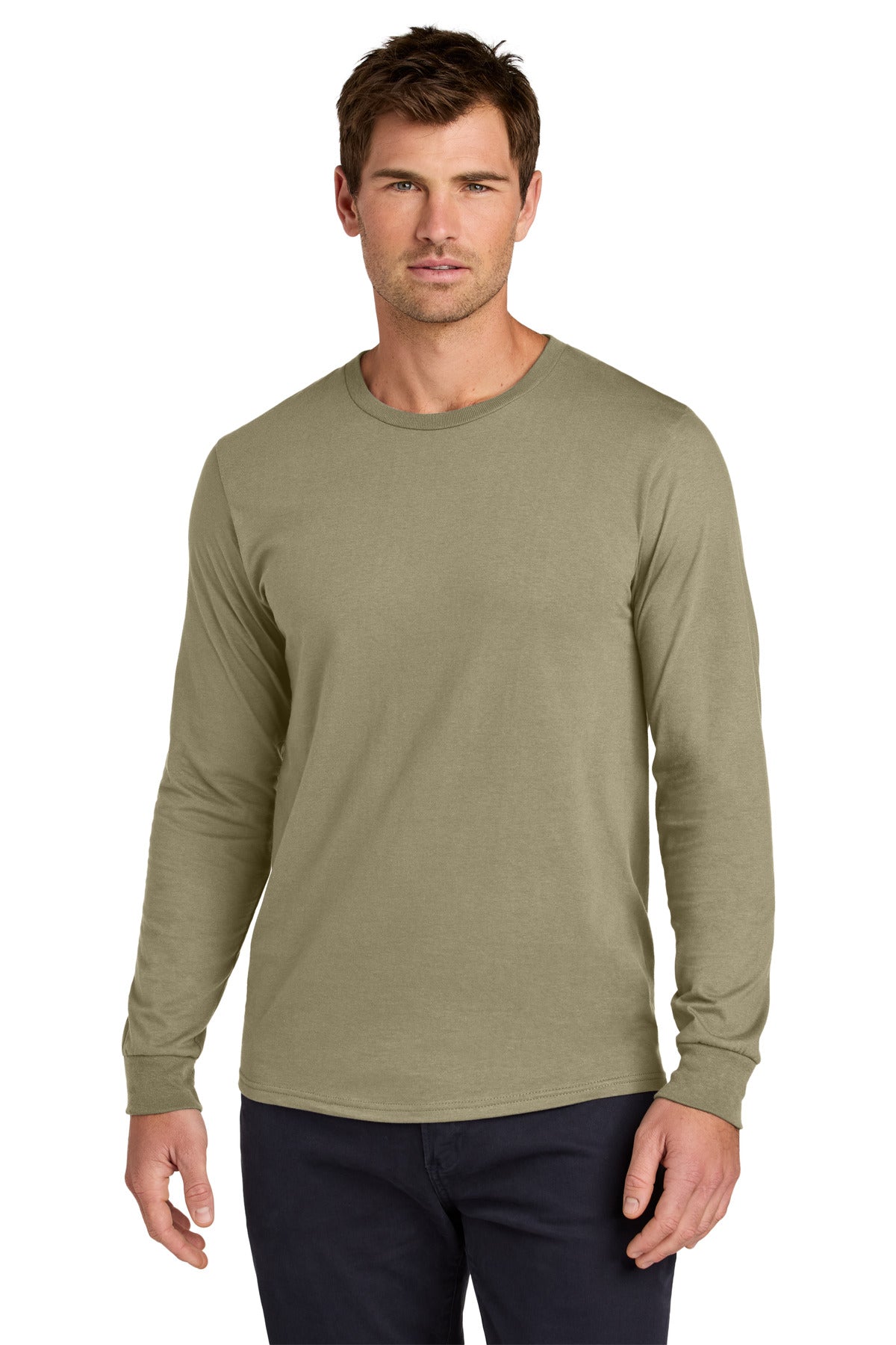 Jerzees Classics® Unisex Cotton Long Sleeve T-Shirt - Khaki - S