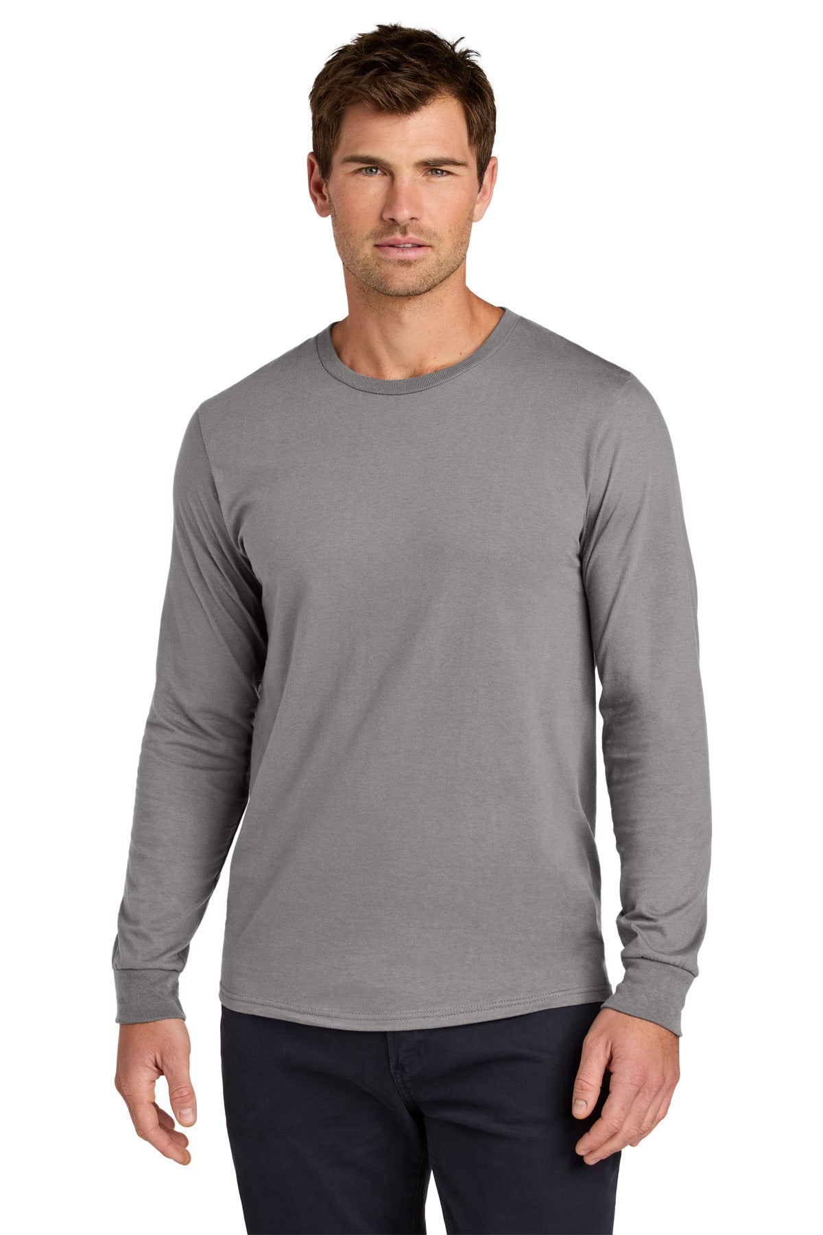 Jerzees Classics® Unisex Cotton Long Sleeve T-Shirt - Rock - S