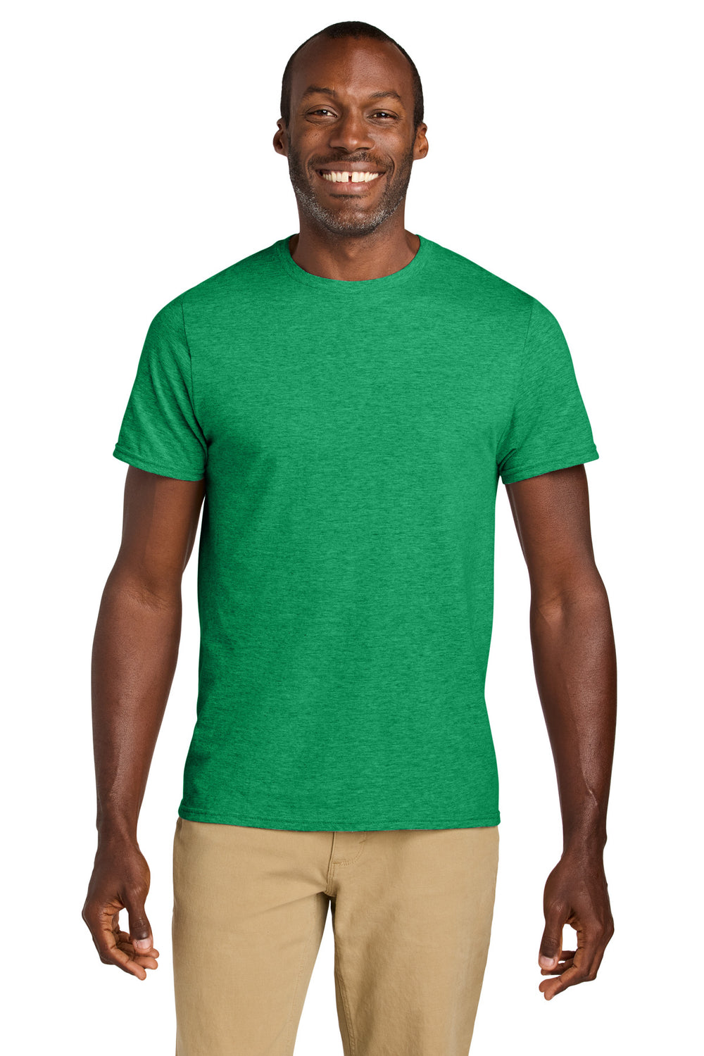 Jerzees Classics™ Unisex Cotton T-Shirt - Retro Heather Green - 2XL