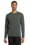 Gildan Performance® Long Sleeve T-Shirt - Charcoal - 2XL