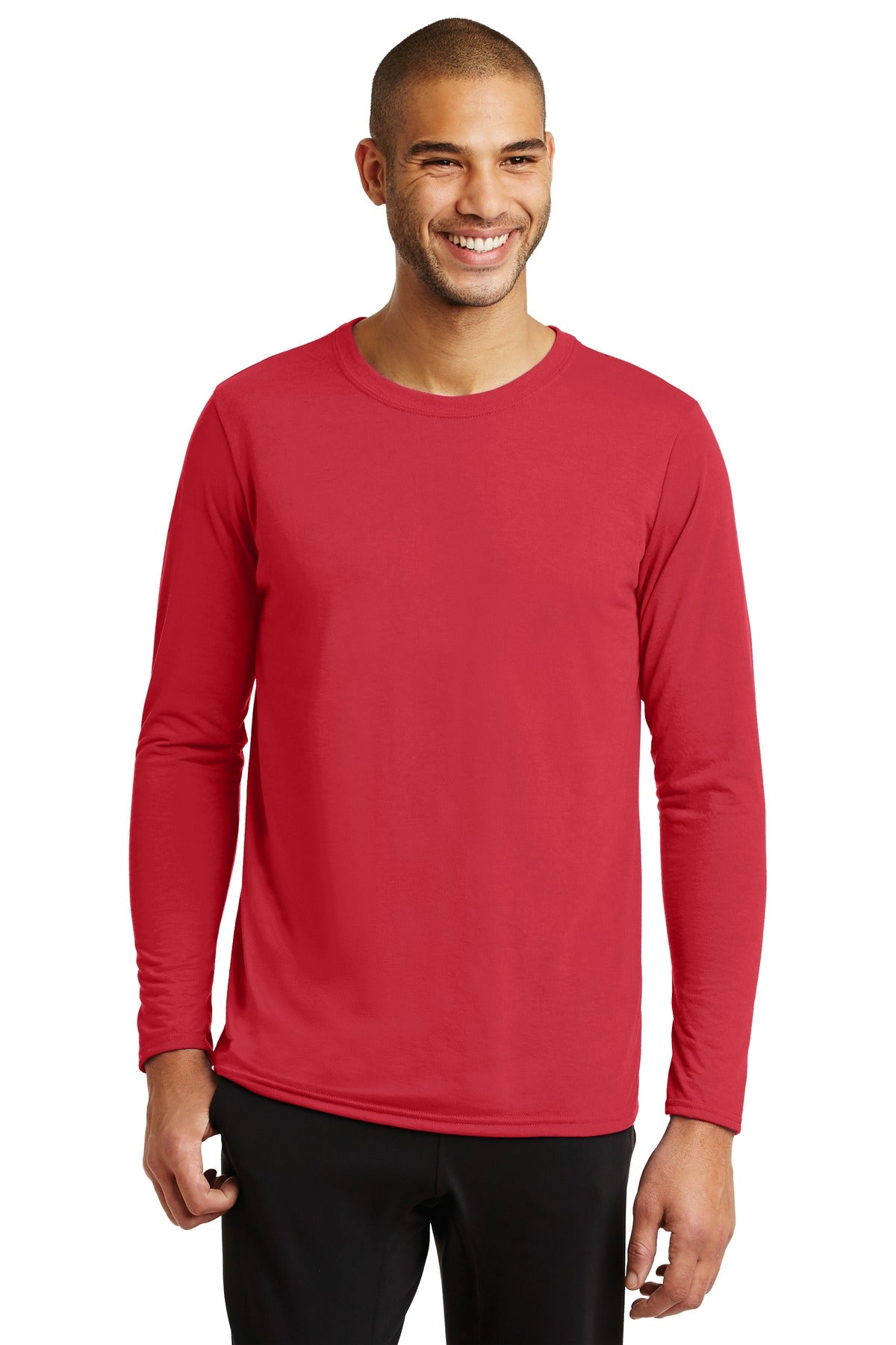 Gildan Performance® Long Sleeve T-Shirt - Red - S