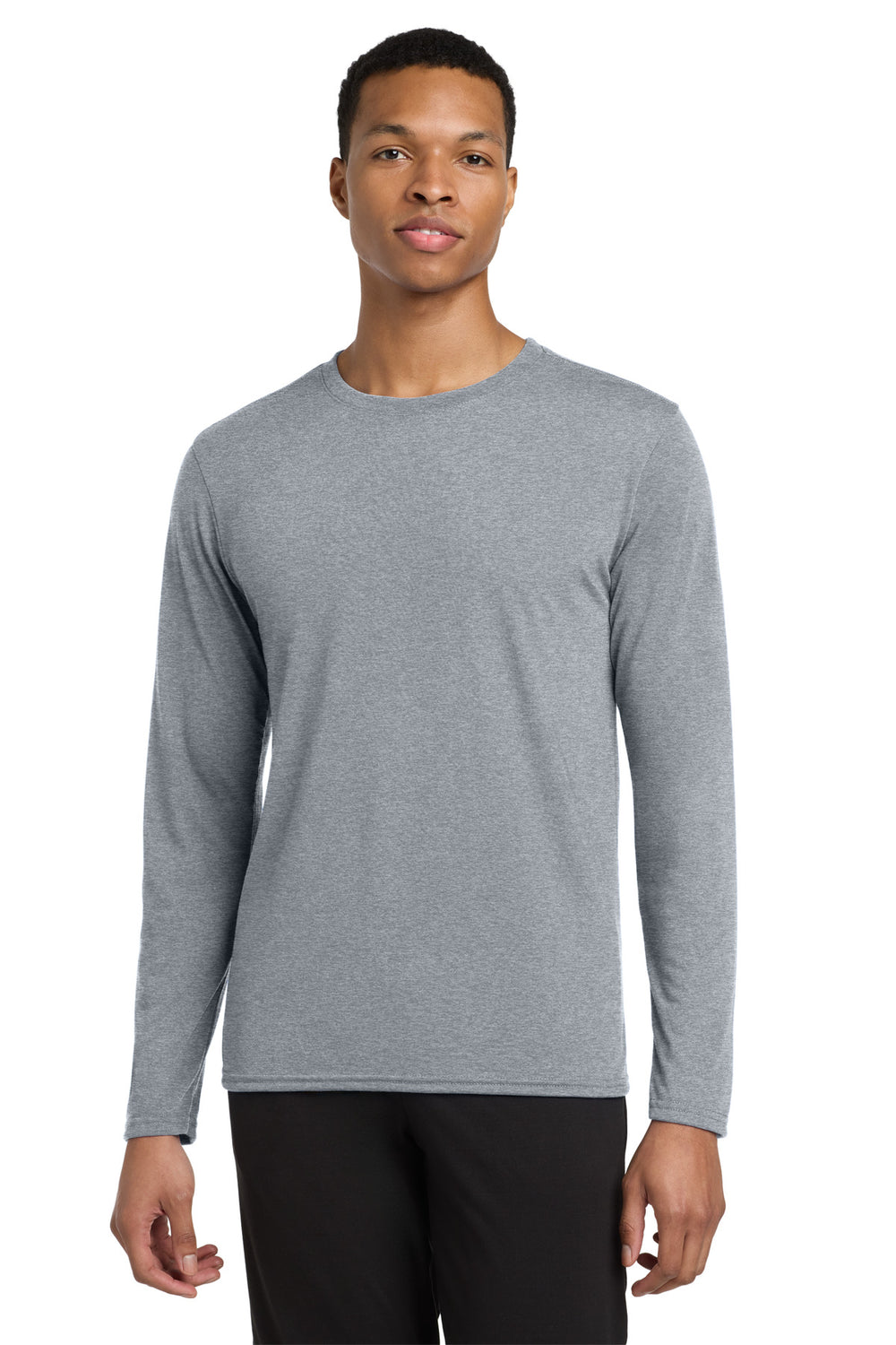Gildan Performance® Long Sleeve T-Shirt - Sport Grey - 2XL