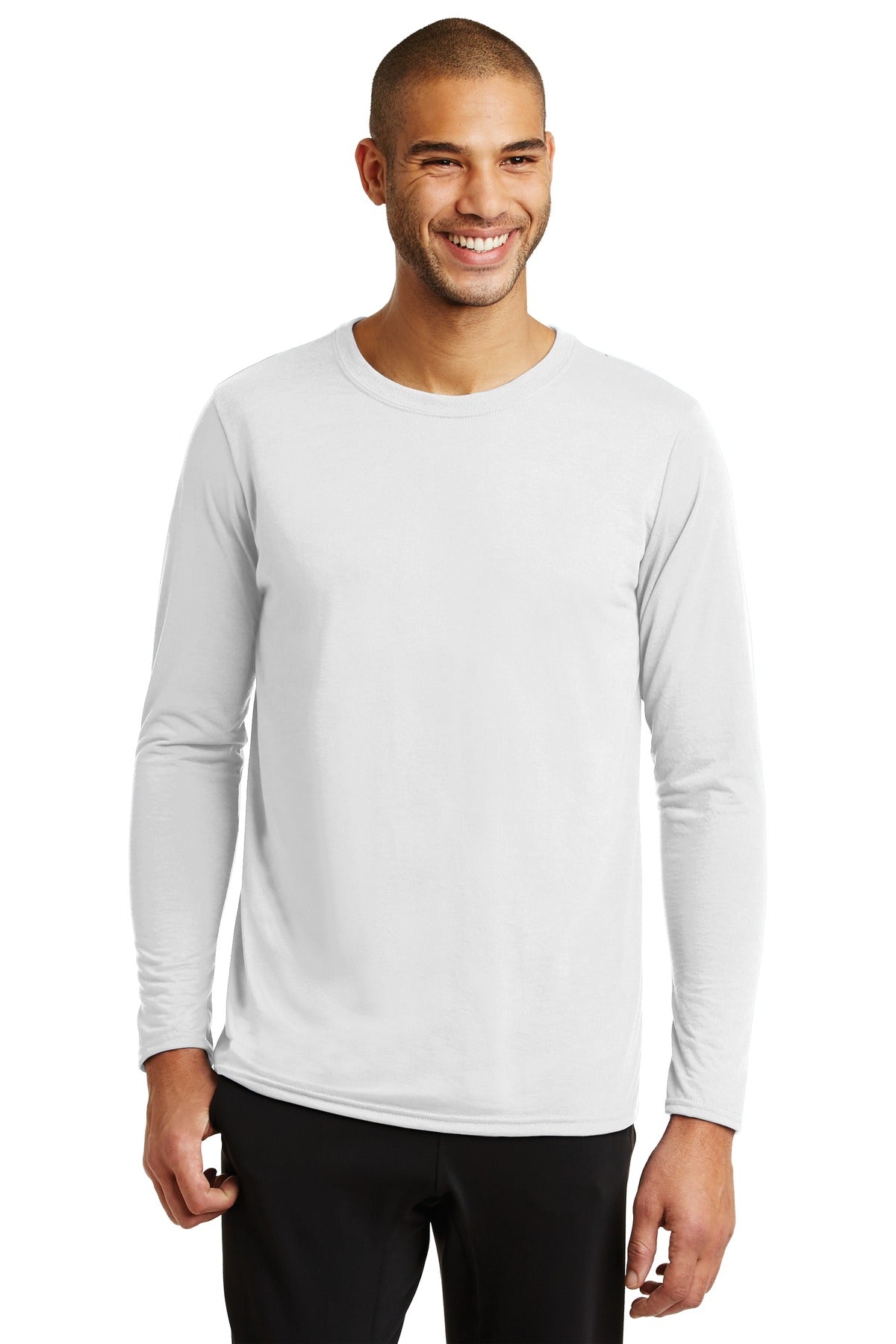 Gildan Performance® Long Sleeve T-Shirt - White - S