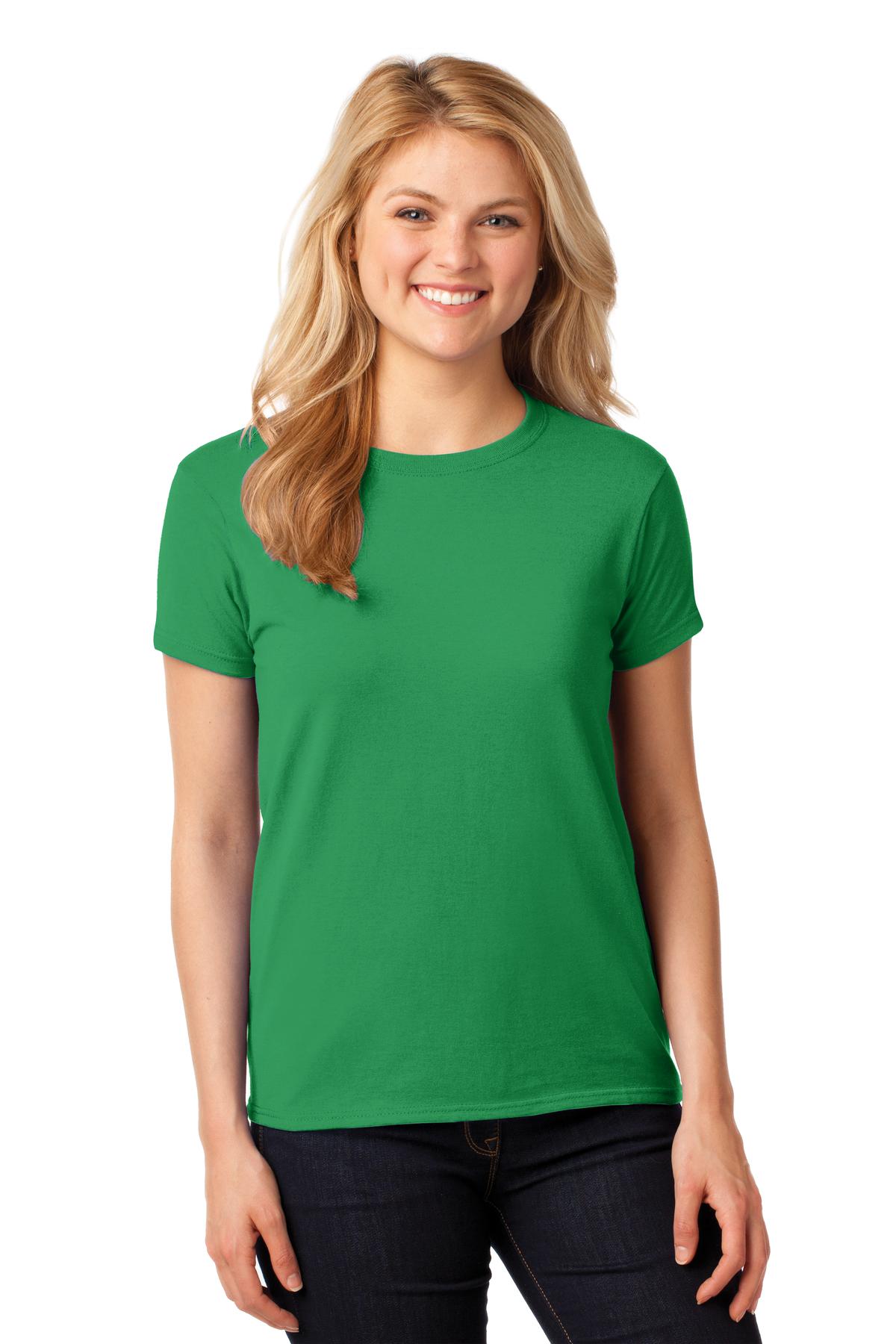 Gildan® Women's Heavy Cotton™ 100% Cotton T-Shirt - Irish Green - 2XL