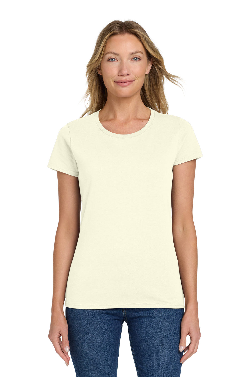 Gildan® Women's Heavy Cotton™ 100% Cotton T-Shirt - Off White - 2XL