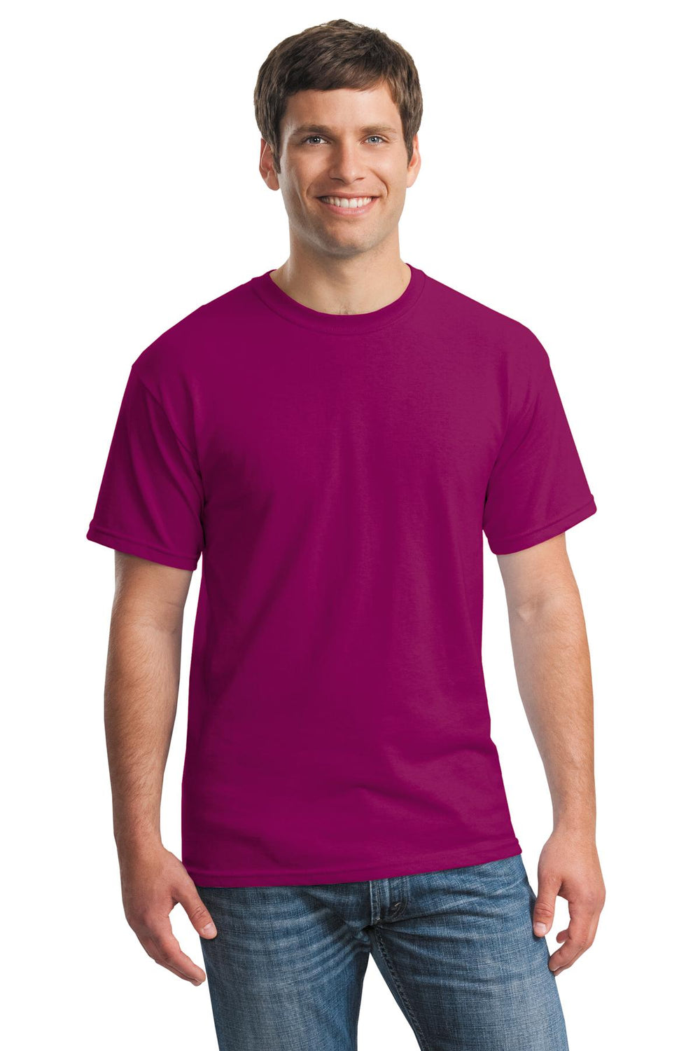 Gildan® Heavy Cotton™ 100% Cotton T-Shirt - Berry - S