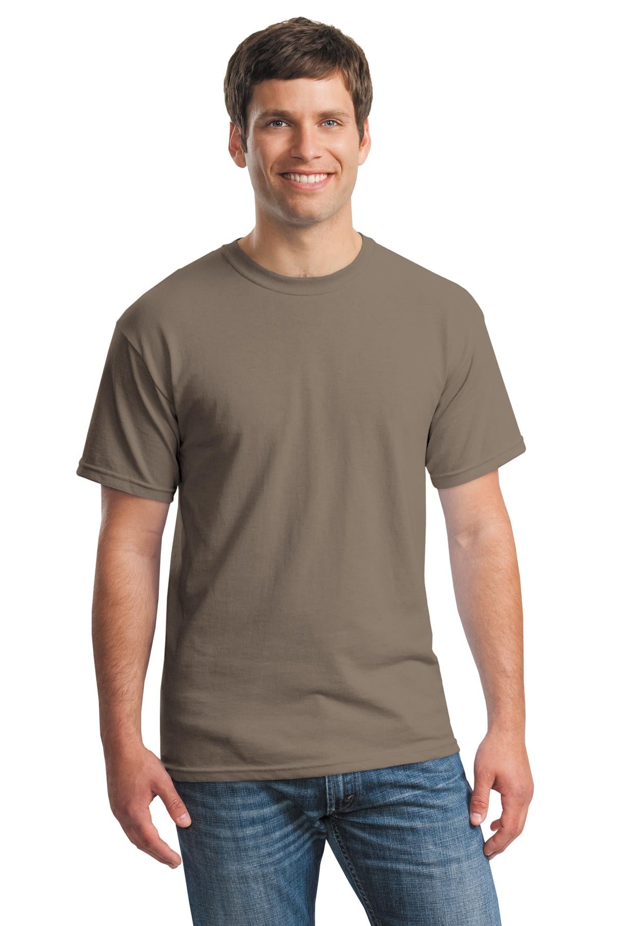 Gildan® Heavy Cotton™ 100% Cotton T-Shirt - Brown Savana - S