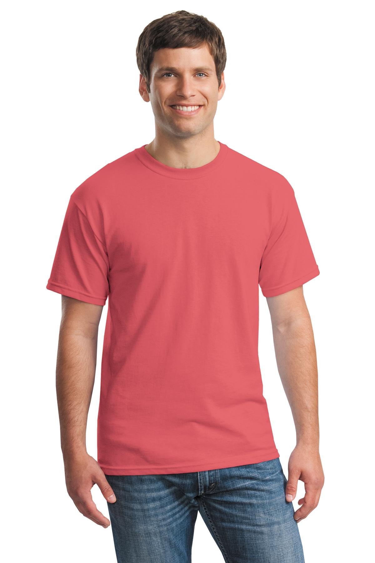 Gildan® Heavy Cotton™ 100% Cotton T-Shirt - Coral Silk - S