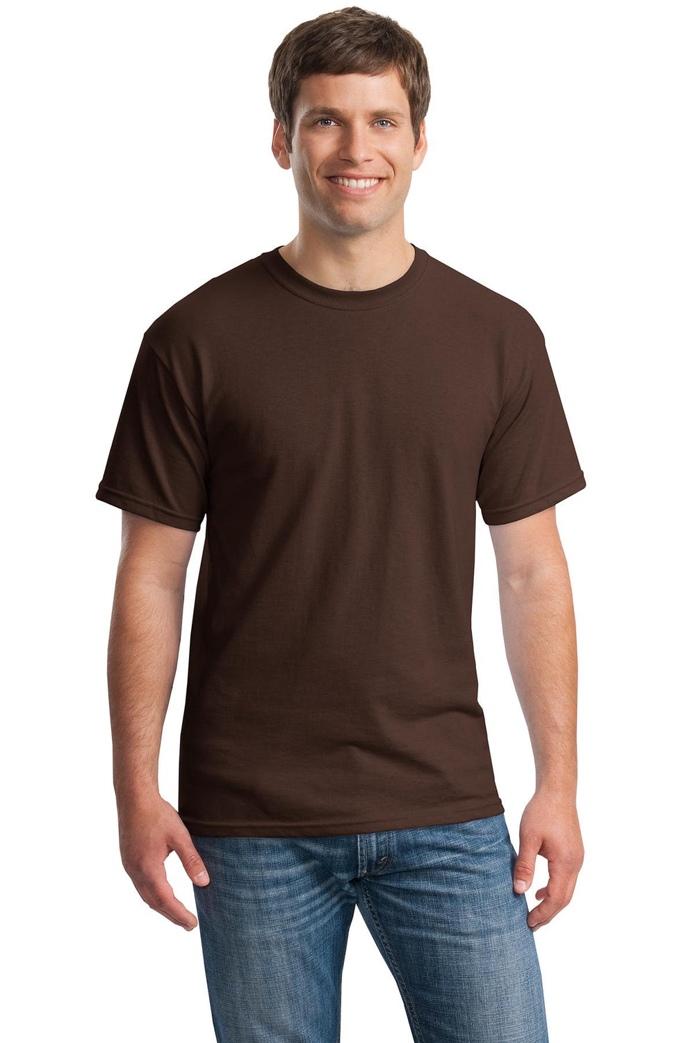 Gildan® Heavy Cotton™ 100% Cotton T-Shirt - Dark Chocolate - S