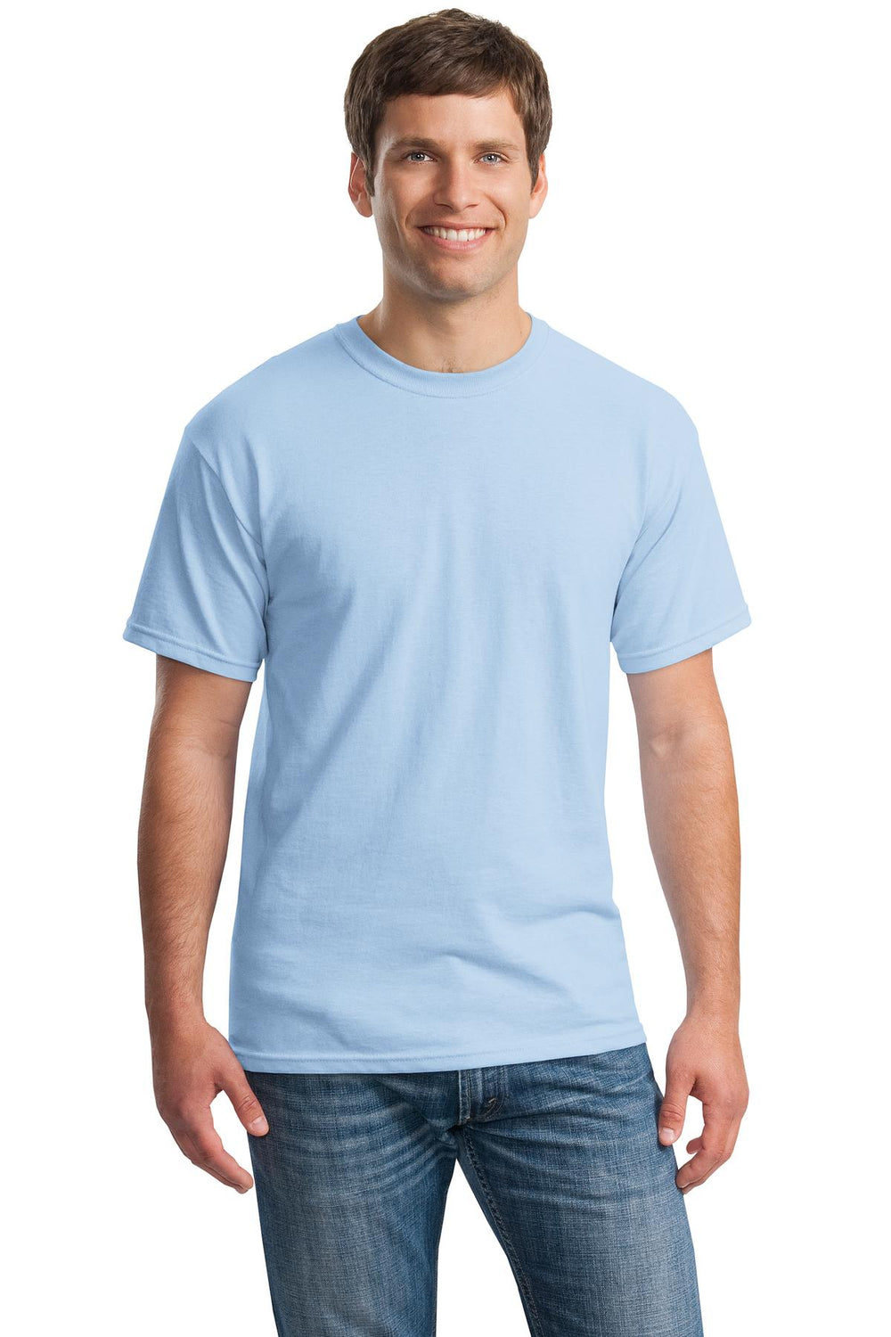 Gildan® Heavy Cotton™ 100% Cotton T-Shirt - Light Blue - S