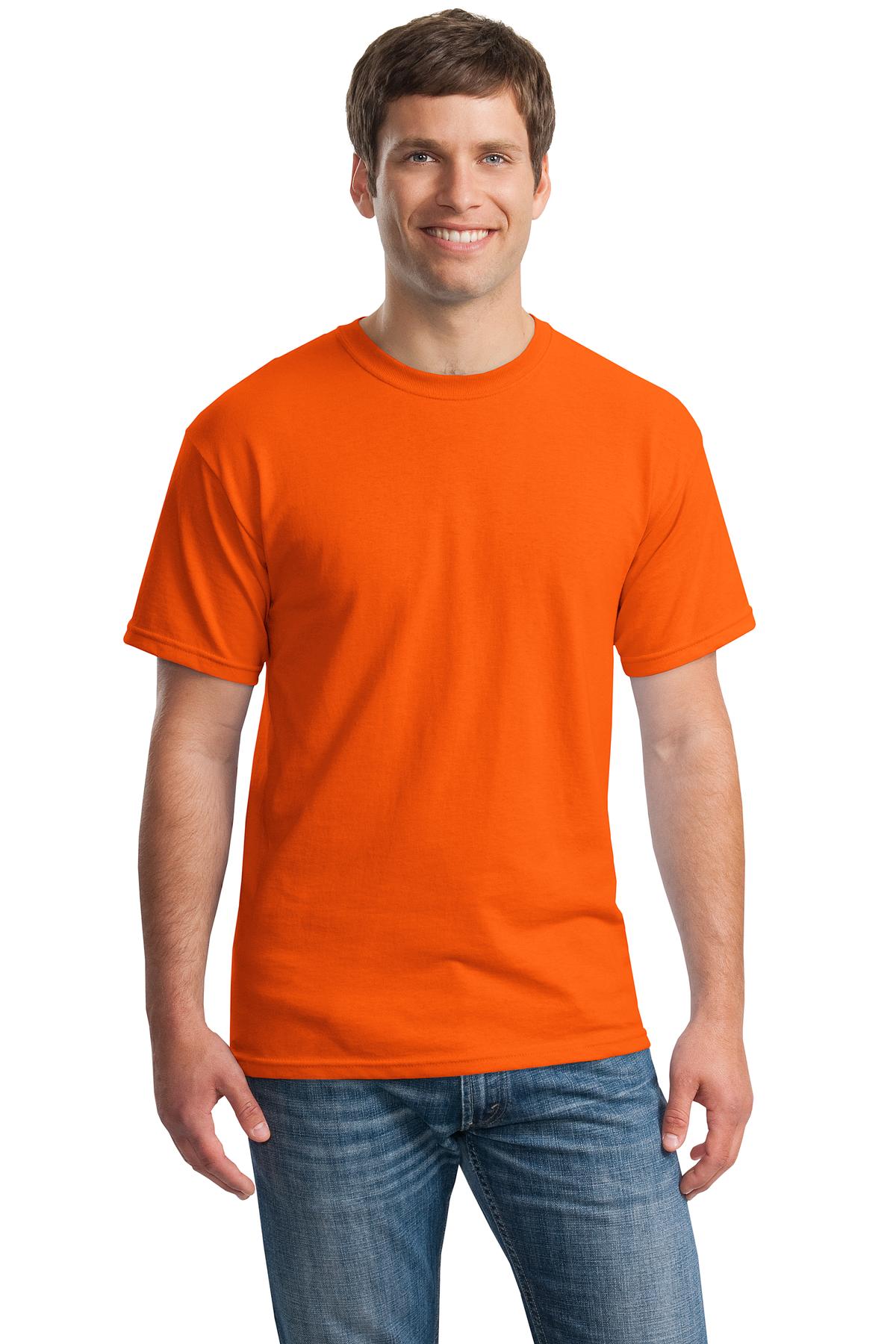Gildan® Heavy Cotton™ 100% Cotton T-Shirt - Orange - S