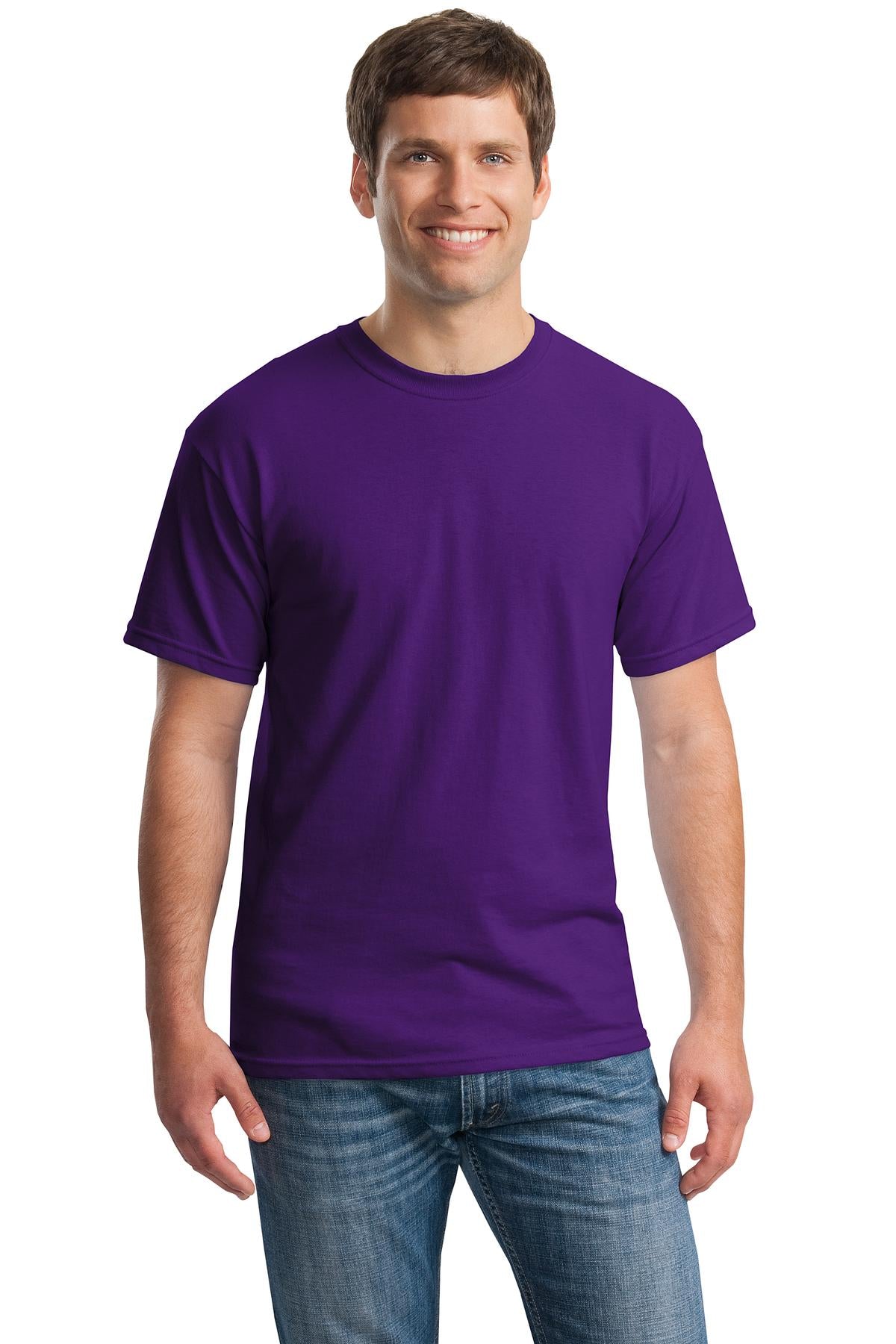 Gildan® Heavy Cotton™ 100% Cotton T-Shirt - Purple - S