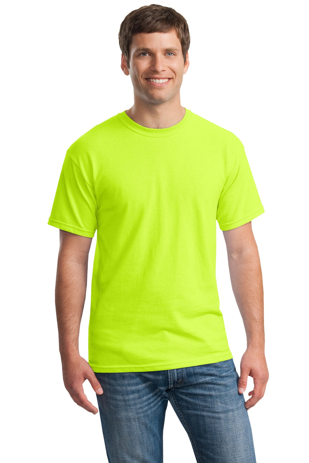 Gildan® Heavy Cotton™ 100% Cotton T-Shirt - Safety Green - S