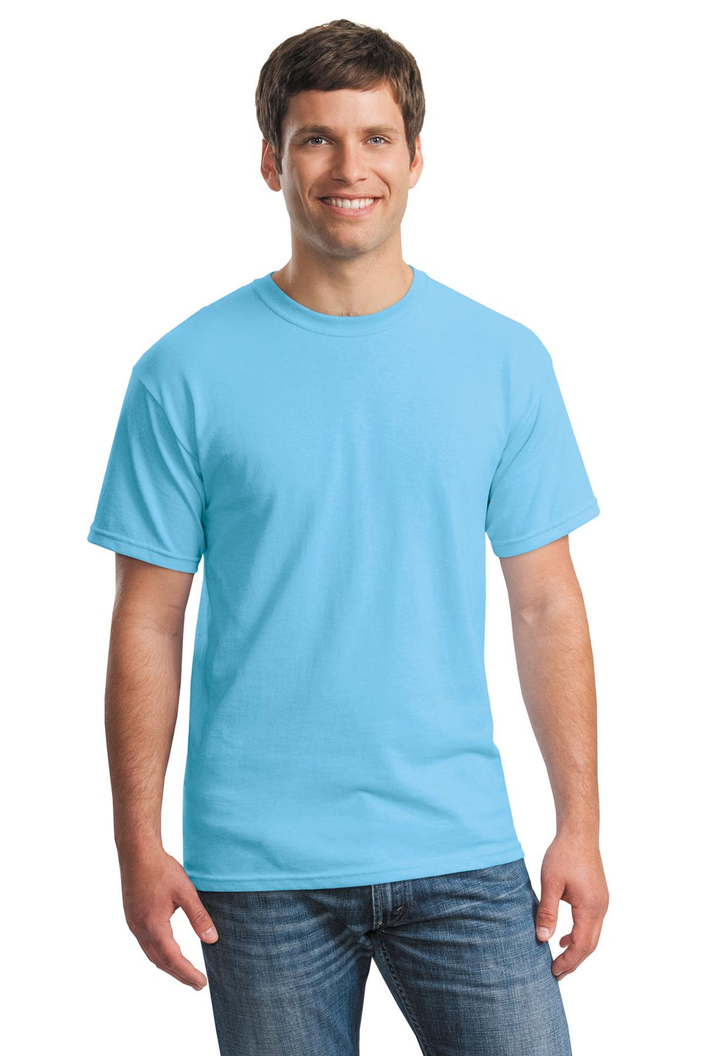 Gildan® Heavy Cotton™ 100% Cotton T-Shirt - Sky - S