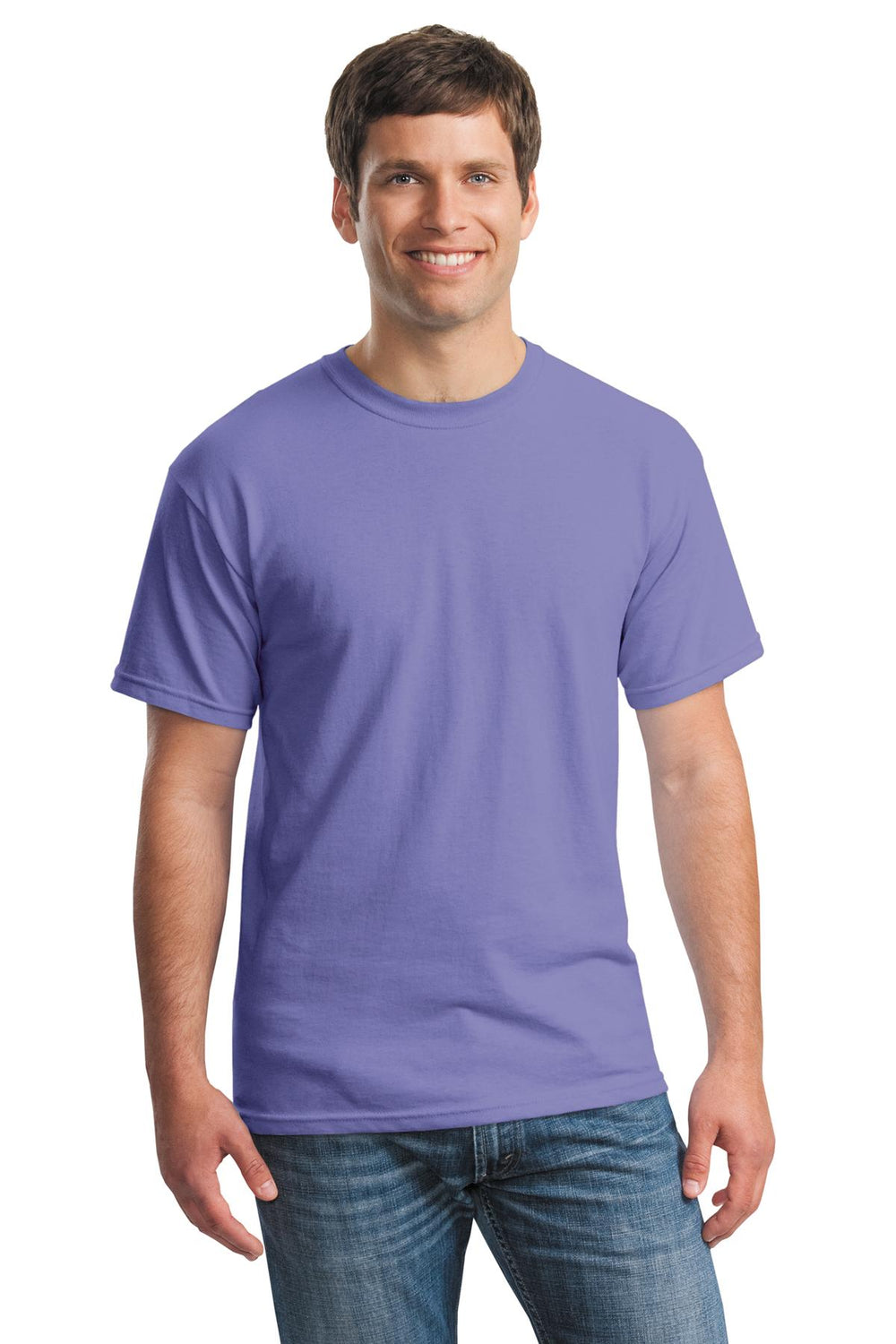 Gildan® Heavy Cotton™ 100% Cotton T-Shirt - Violet - S