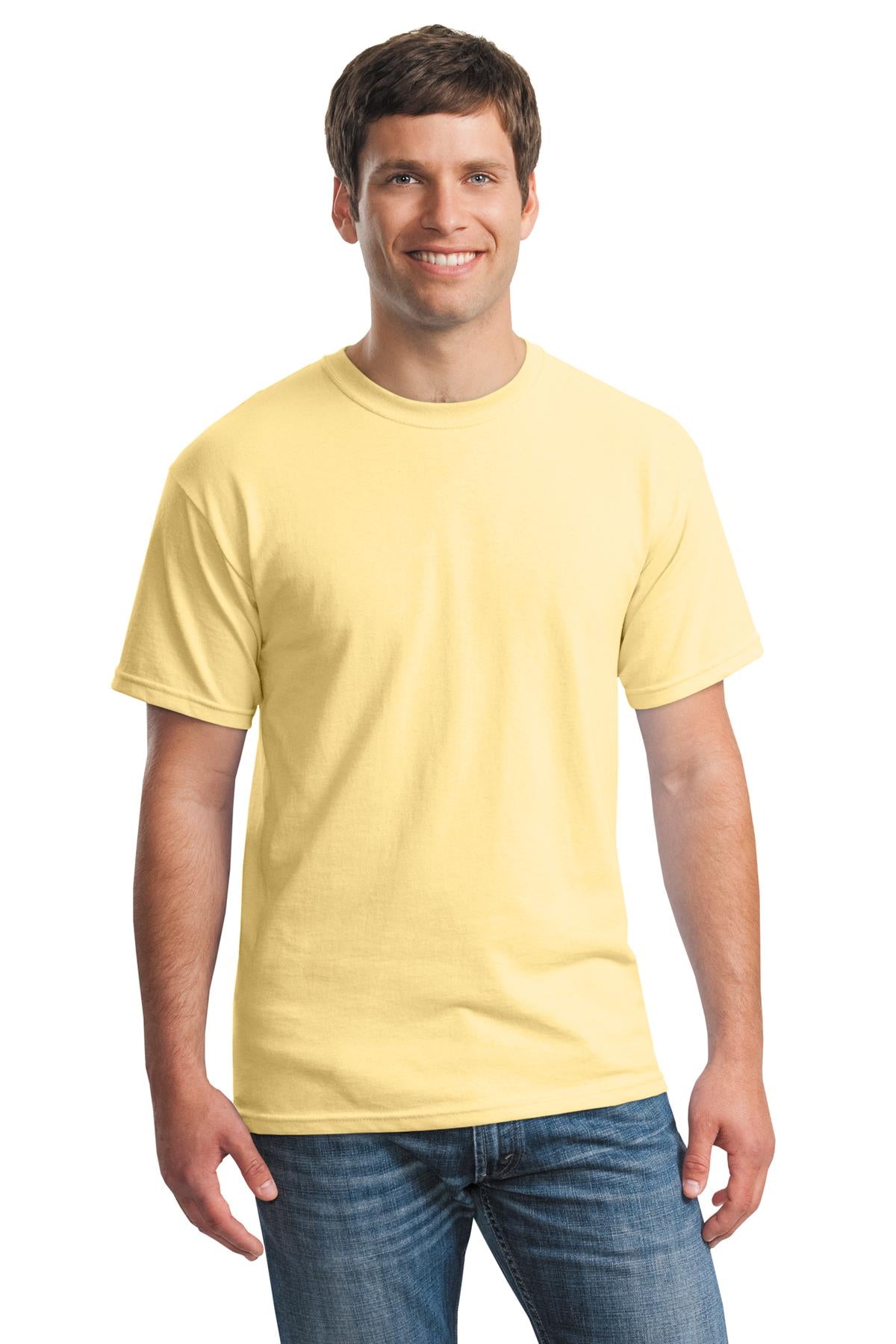 Gildan® Heavy Cotton™ 100% Cotton T-Shirt - Yellow Haze - S