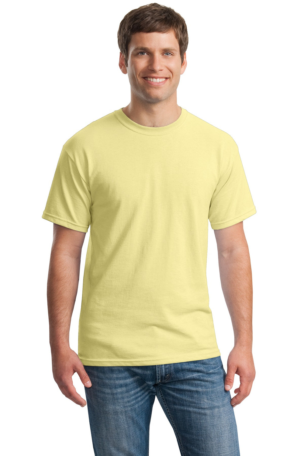 Gildan® Heavy Cotton™ 100% Cotton T-Shirt - Cornsilk - S