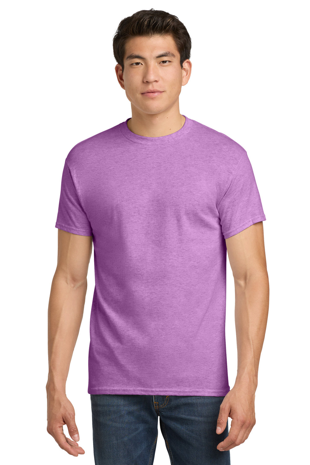 Gildan® Heavy Cotton™ 100% Cotton T-Shirt - Heather Radiant Orchid - 2XL