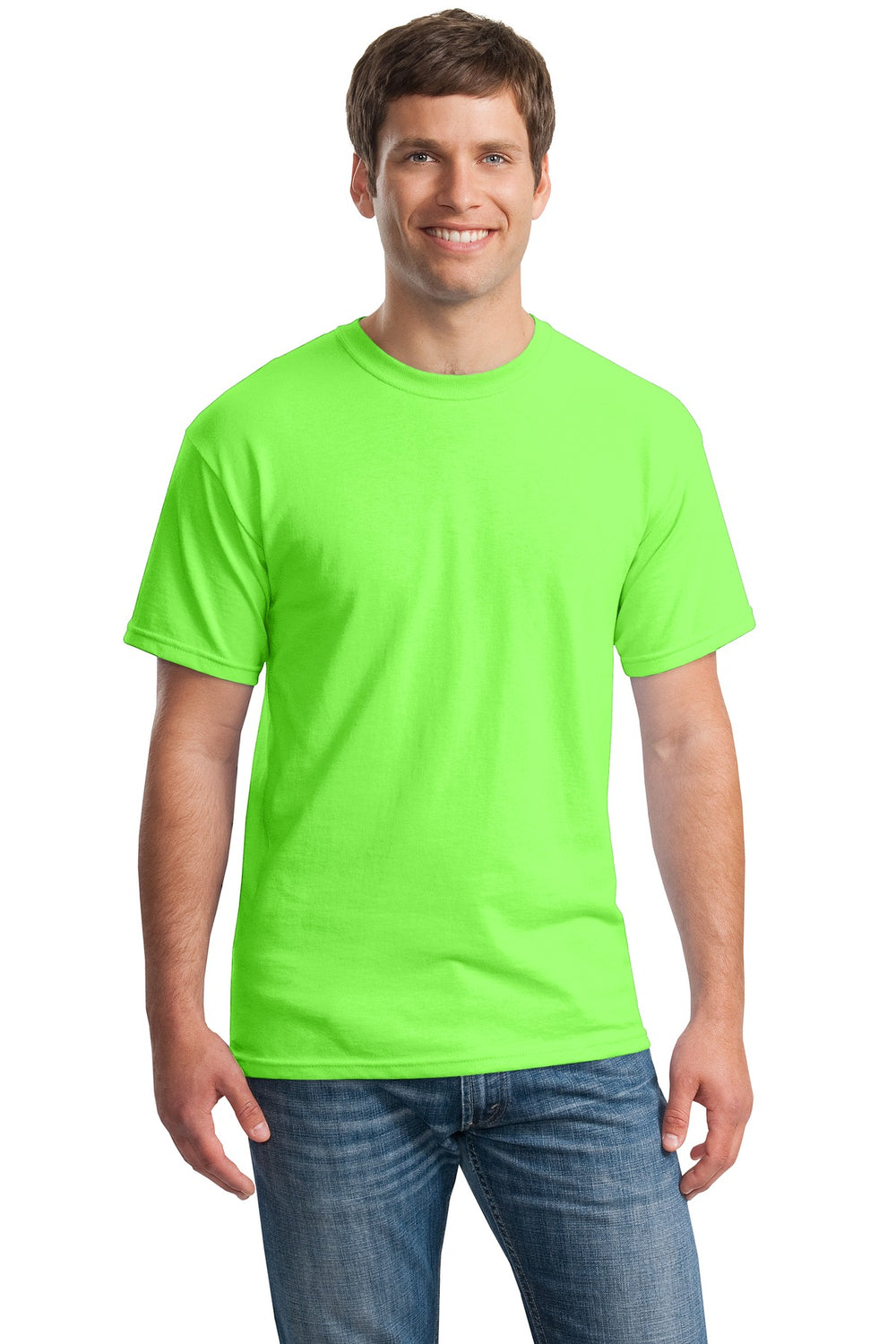 Gildan® Heavy Cotton™ 100% Cotton T-Shirt - Neon Green - S