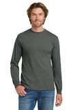 Gildan® Heavy Cotton™ 100% Cotton Long Sleeve T-Shirt - Charcoal - 2XL