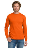 Gildan® Heavy Cotton™ 100% Cotton Long Sleeve T-Shirt - Orange - 2XL