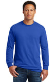 Gildan® Heavy Cotton™ 100% Cotton Long Sleeve T-Shirt - Royal - S