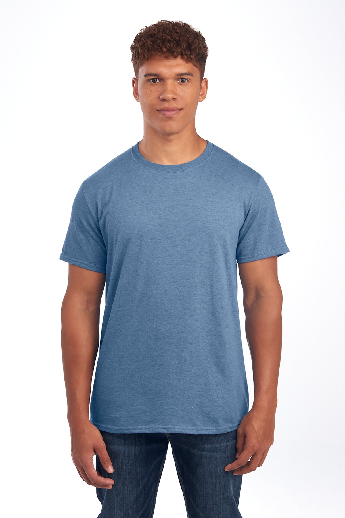 Jerzees® Premium Blend Ring Spun T-Shirt - Denim Heather - 2XL