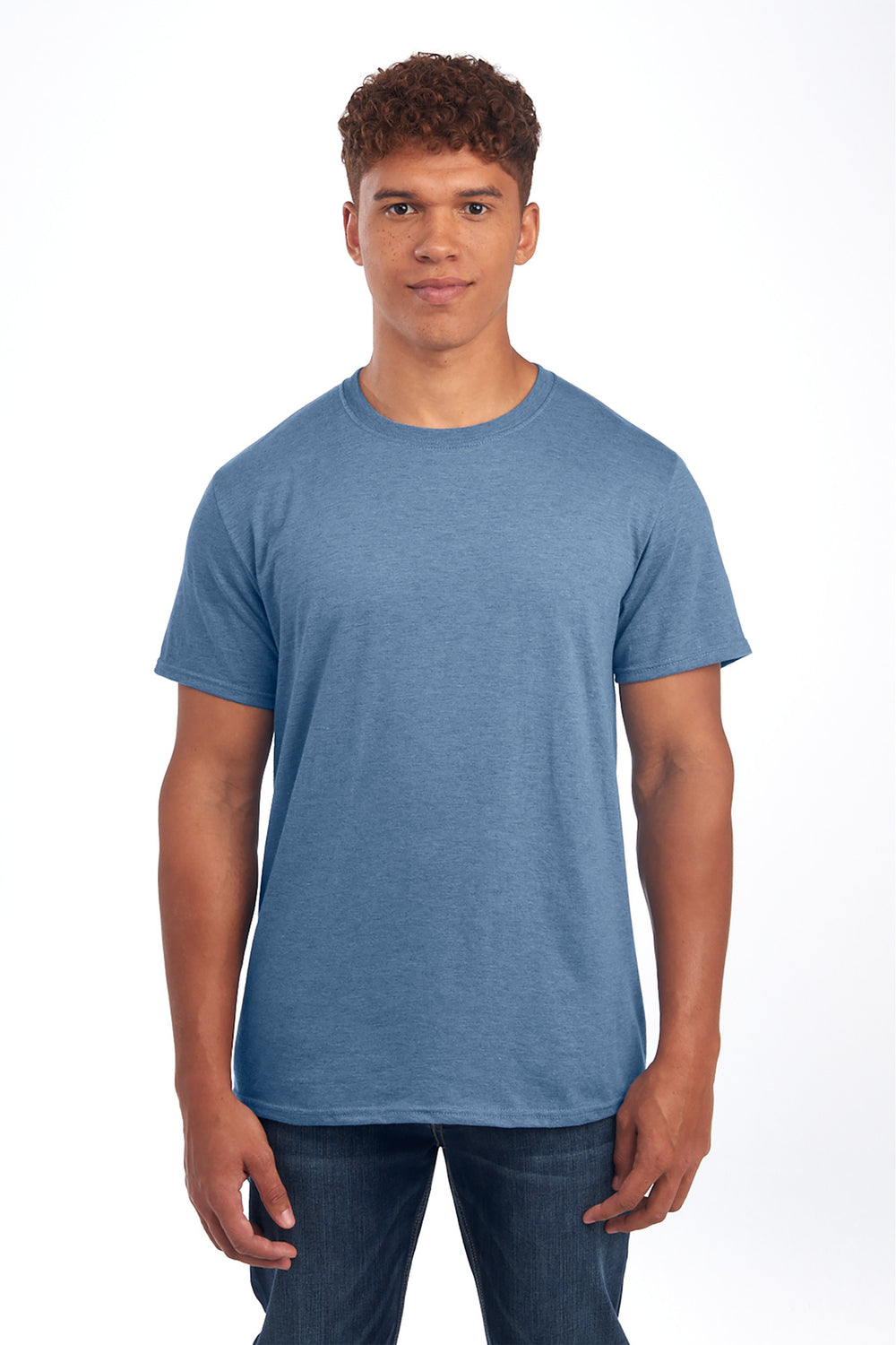 Jerzees® Premium Blend Ring Spun T-Shirt - Denim Heather - 2XL