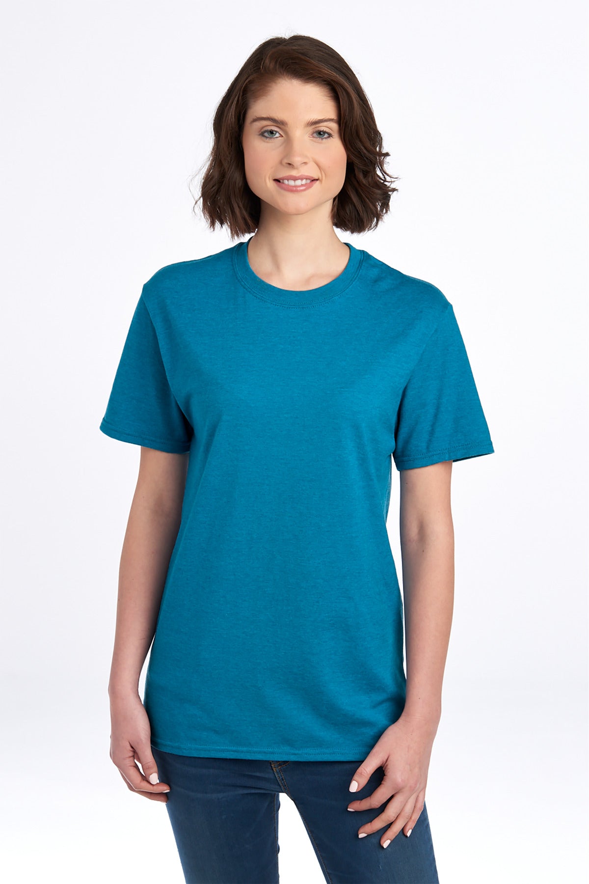 Jerzees® Premium Blend Ring Spun T-Shirt - Digital Teal Heather - 2XL