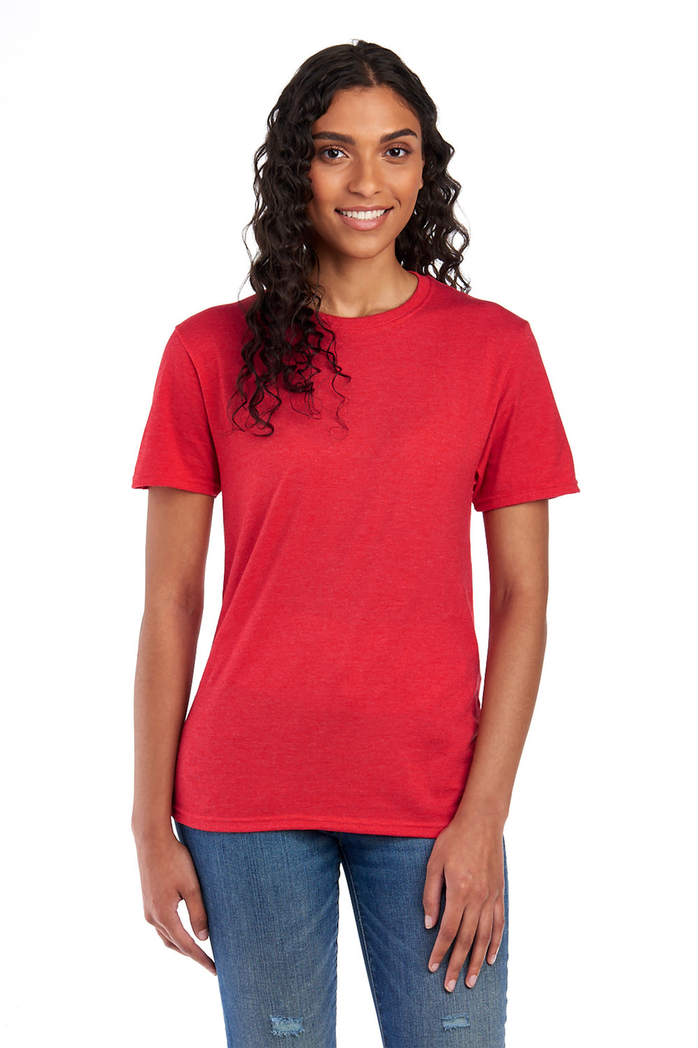 Jerzees® Premium Blend Ring Spun T-Shirt - Fiery Red Heather - 2XL