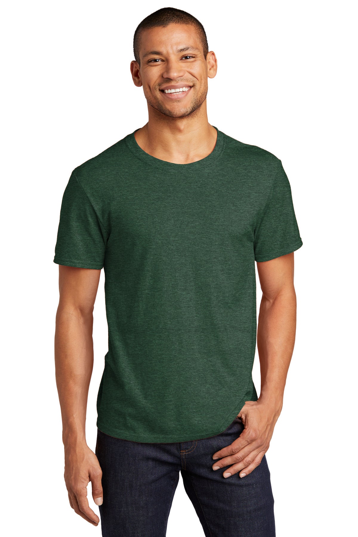 Jerzees® Premium Blend Ring Spun T-Shirt - Forest Green Heather - 2XL