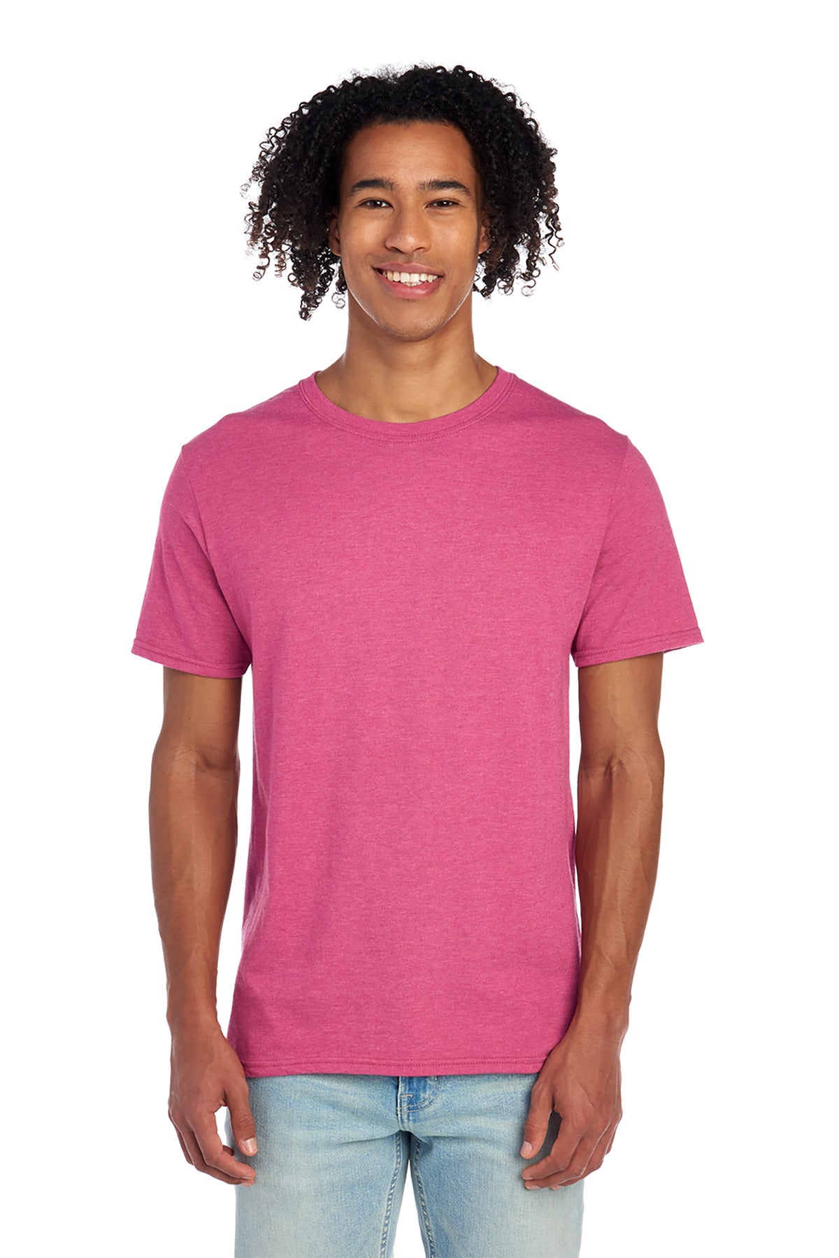 Jerzees® Premium Blend Ring Spun T-Shirt - Raspberry Heather - 2XL