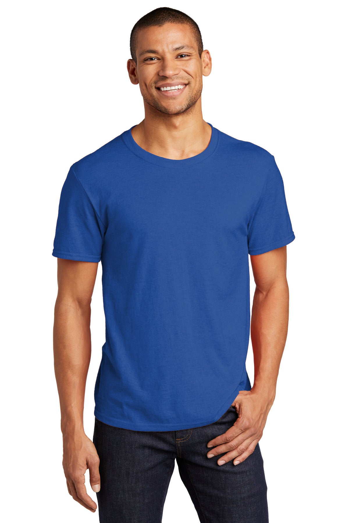 Jerzees® Premium Blend Ring Spun T-Shirt - Royal - S