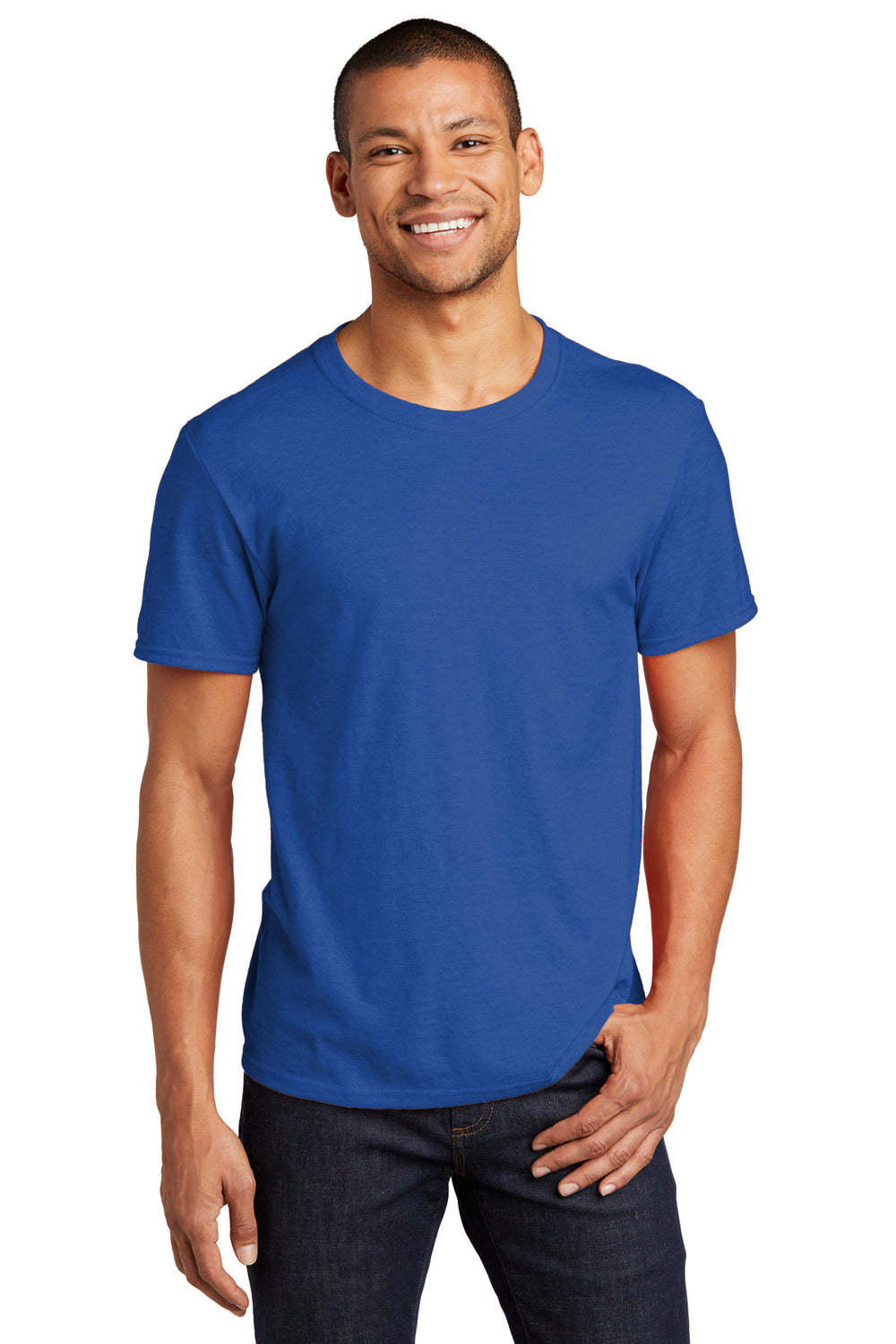 Jerzees® Premium Blend Ring Spun T-Shirt - Royal - S