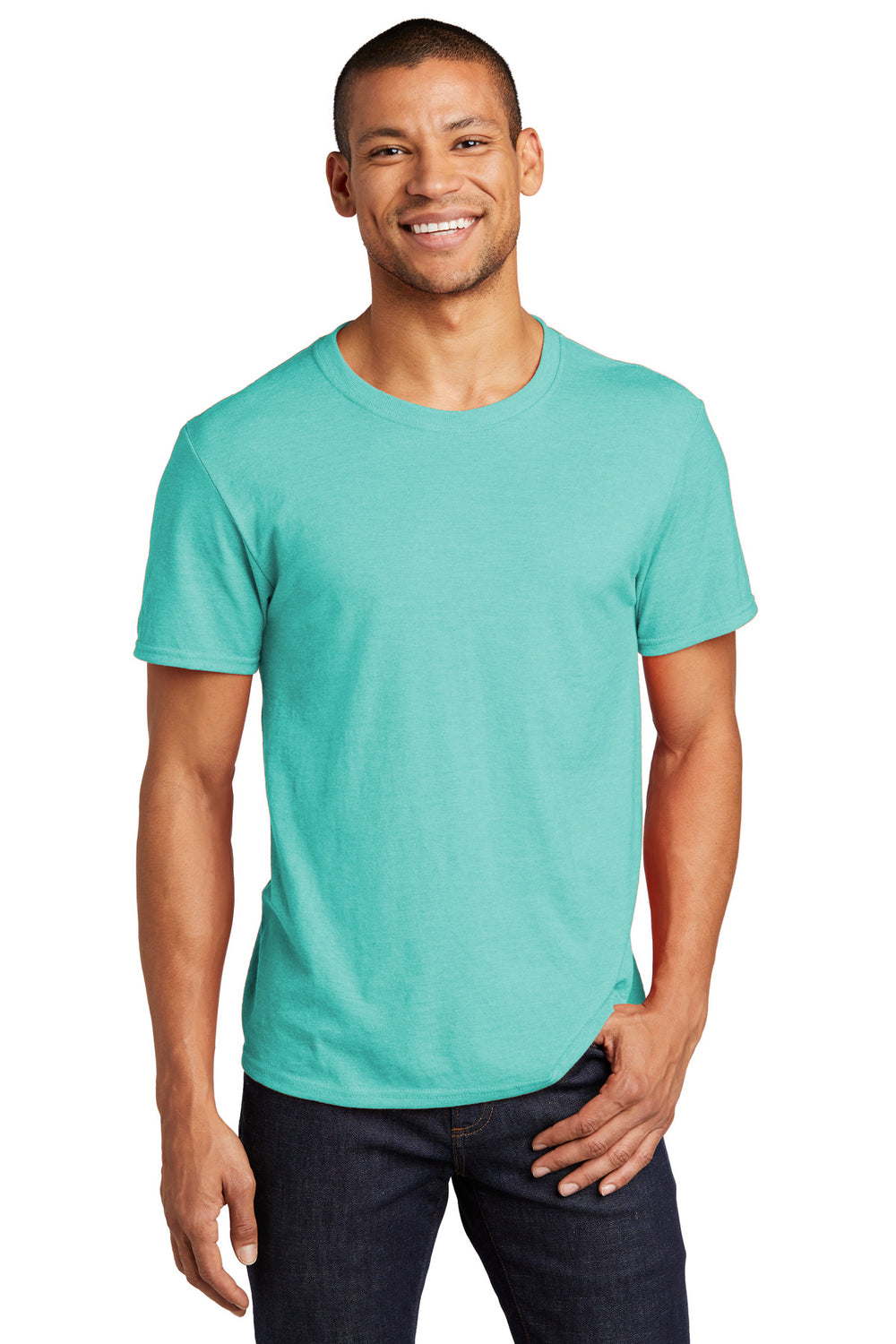 Jerzees® Premium Blend Ring Spun T-Shirt - Scuba Blue - S